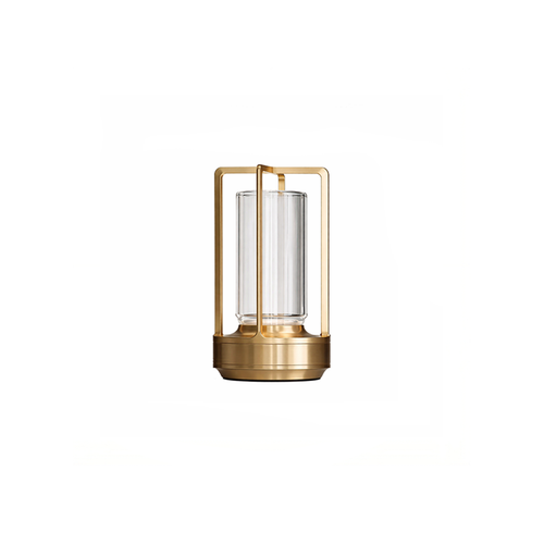 AURALIS Lumith, lampe de salon sans fil dorée 