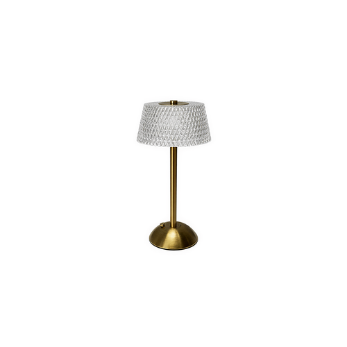 AURALIS Norya, lampe de salon sans fil dorée