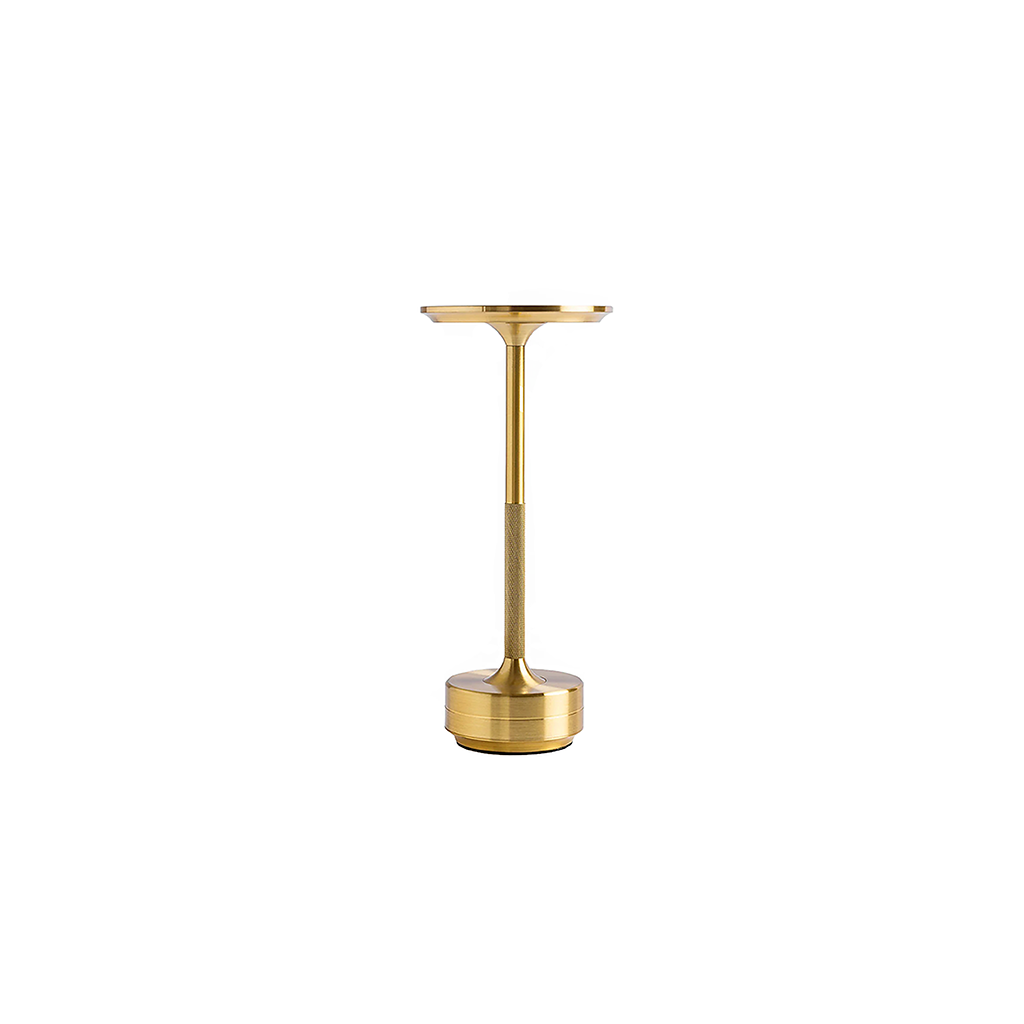 AURALIS Soléria, lampe de salon sans fil dorée