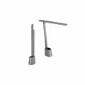 ELVORIA Tiltéa, lampe de bureau sans fil grise